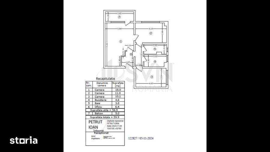 Apartament cu 3 camere decomandat în Cișmigiu