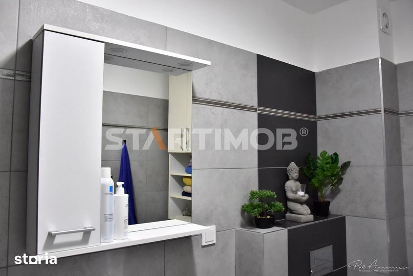Apartament cu 2 camere semidecomandat, mobilat în Sânpetru