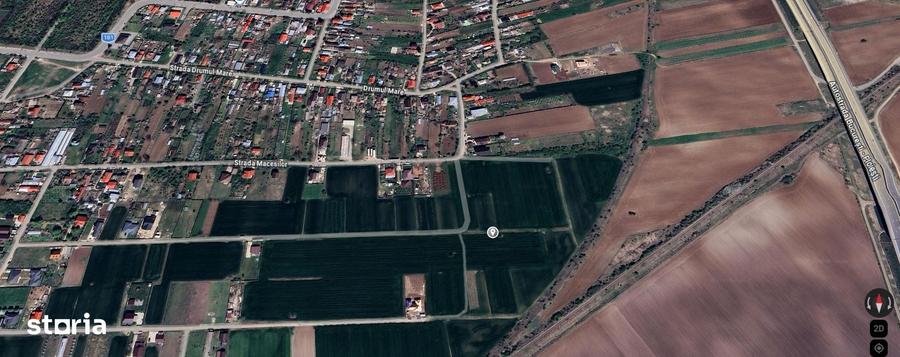 Teren de 1500 mp, în Moara Vlăsiei