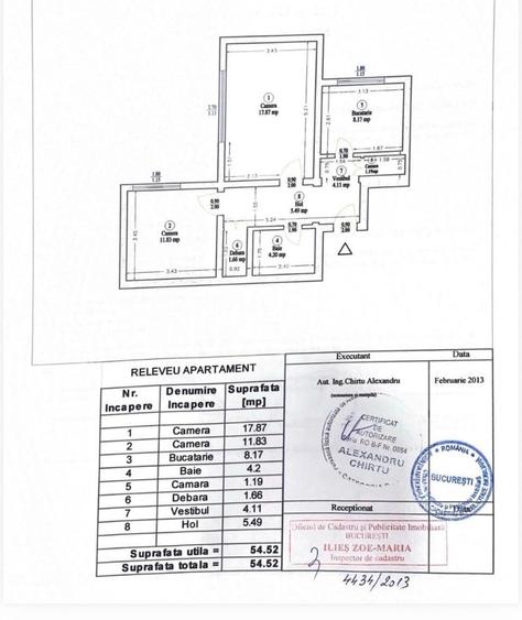 Apartament cu 2 camere decomandat în Gorjului