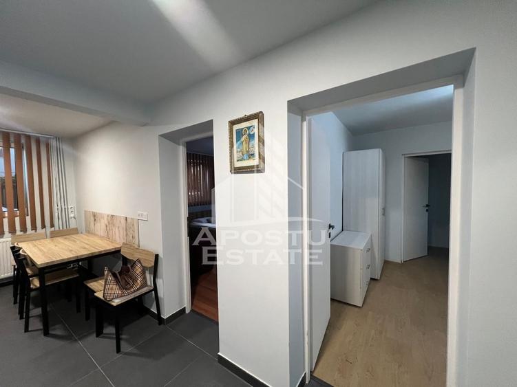 Apartament cu 2 camere semidecomandat, mobilat în Ghiroda