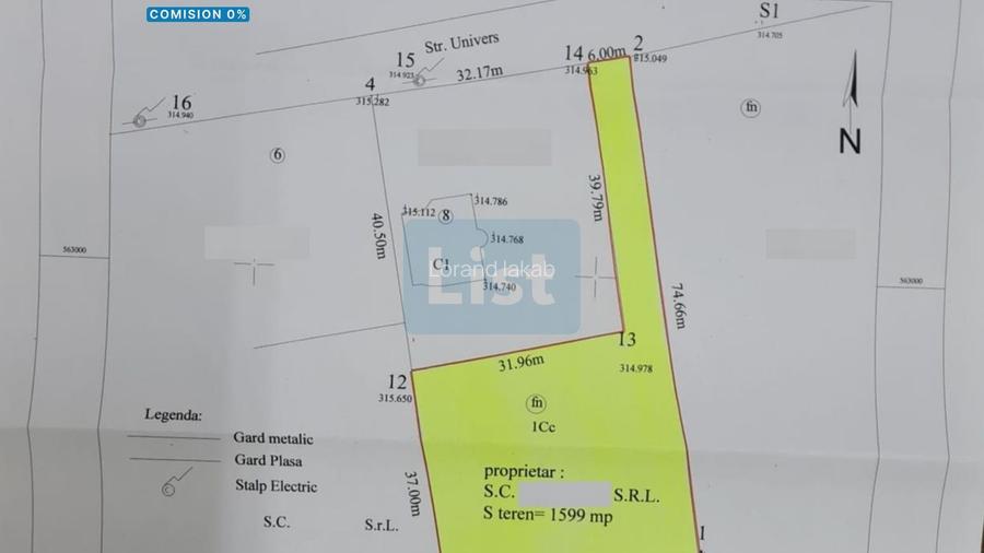 De Vânzare:Teren 1599 mp în Turda, langa Kaufland !! COMISION 0% !!!!
