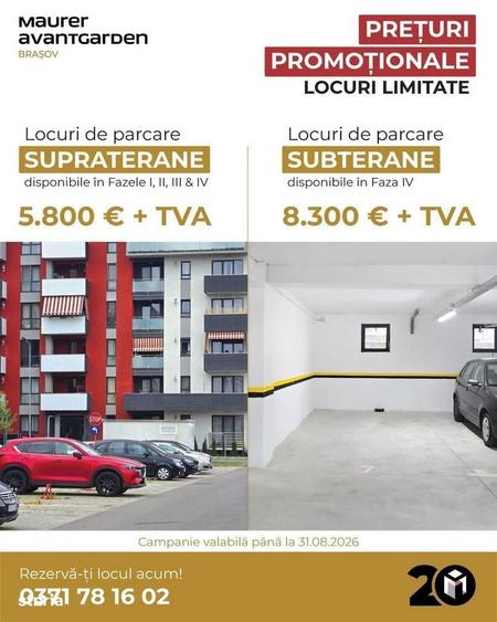 Garsonieră decomandată în Avantgarden