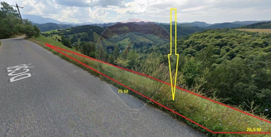 Teren agricol extravilan de 2000 mp, în Peștera