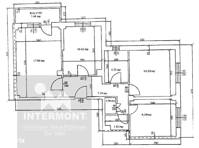 Apartament cu 3 camere în Central