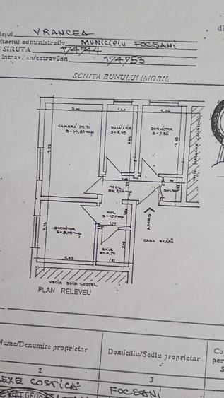 Apartament cu 3 camere decomandat în Central