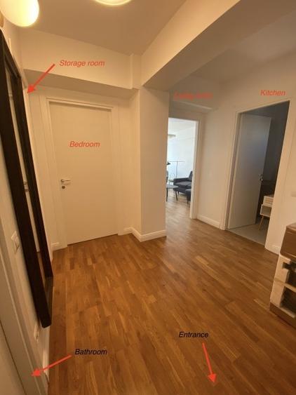 Apartament cu 2 camere decomandat, mobilat în 1 Mai