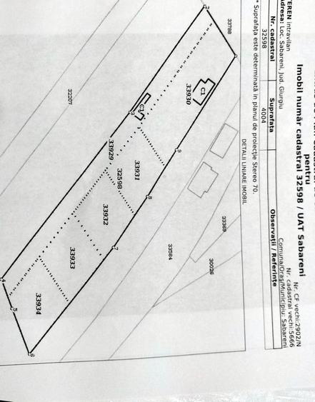 Teren Construcții intravilan de 655 mp, în Săbăreni