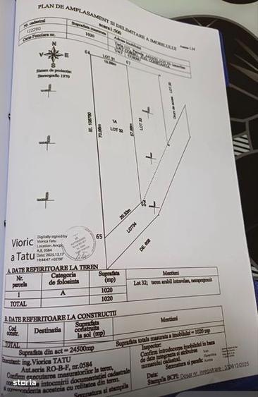 Teren de 1020 mp, în Corbu