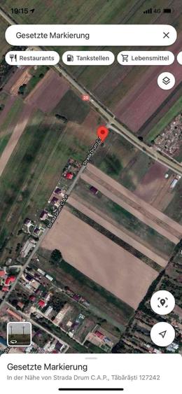 Teren de 3800 mp, în Gălbinași