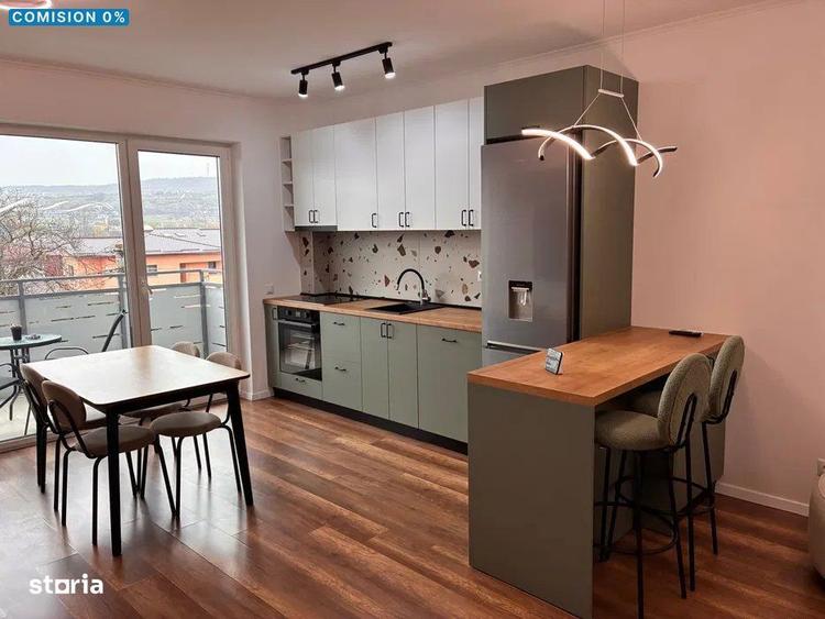 Apartament cu 2 camere semidecomandat, mobilat în Bulgaria