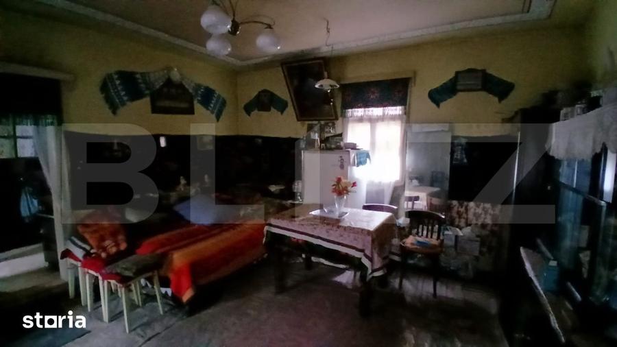 Casă cu 2 camere cu Teren 624 Mp în Deda