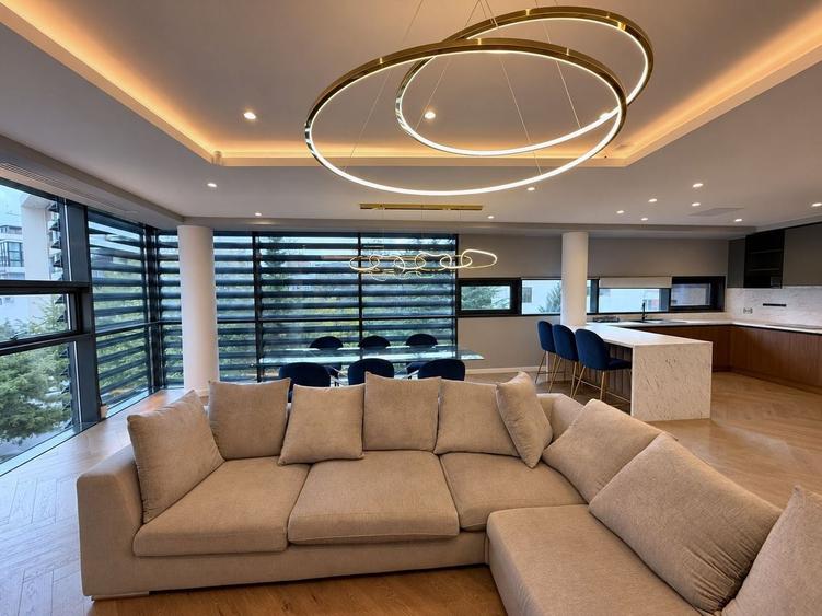 Apartament cu 3 camere, mobilat în Herăstrău