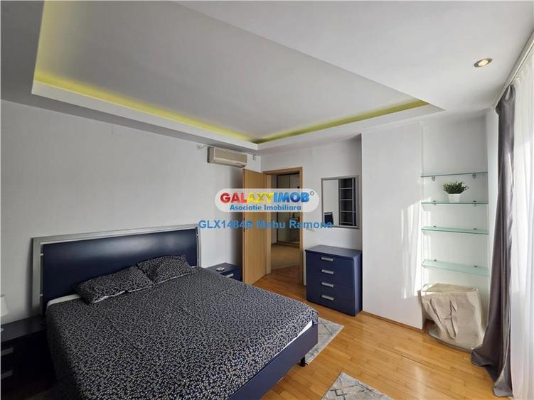 Apartament cu 2 camere semidecomandat, mobilat în Băneasa