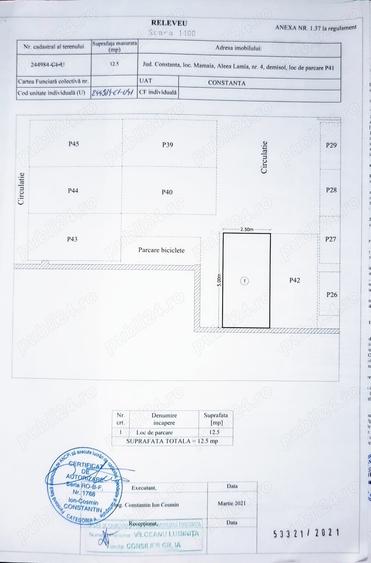 Apartament cu 2 camere semidecomandat în Mamaia