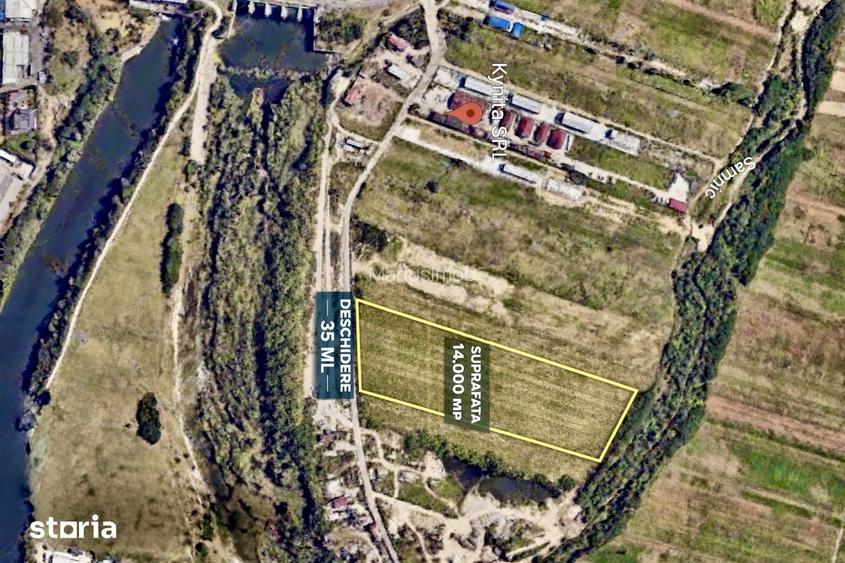 Teren industrial 14.000 mp | Bude?ti-Valcea langa Kynita