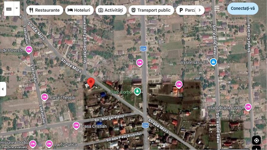 Teren Construcții intravilan de 1515 mp, în Corbu