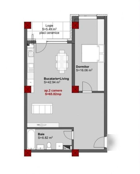2 camere Scala Center - 14