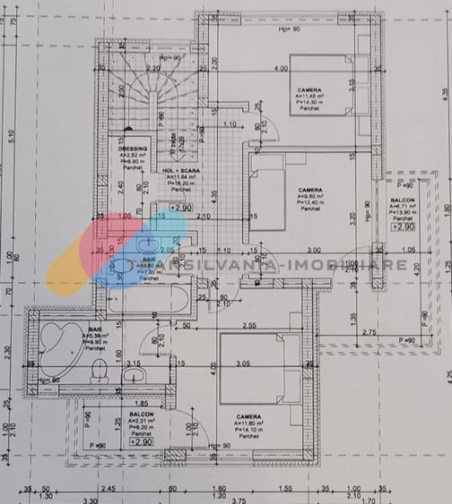 Casă individuală cu 4 camere cu Canalizare în Apahida
