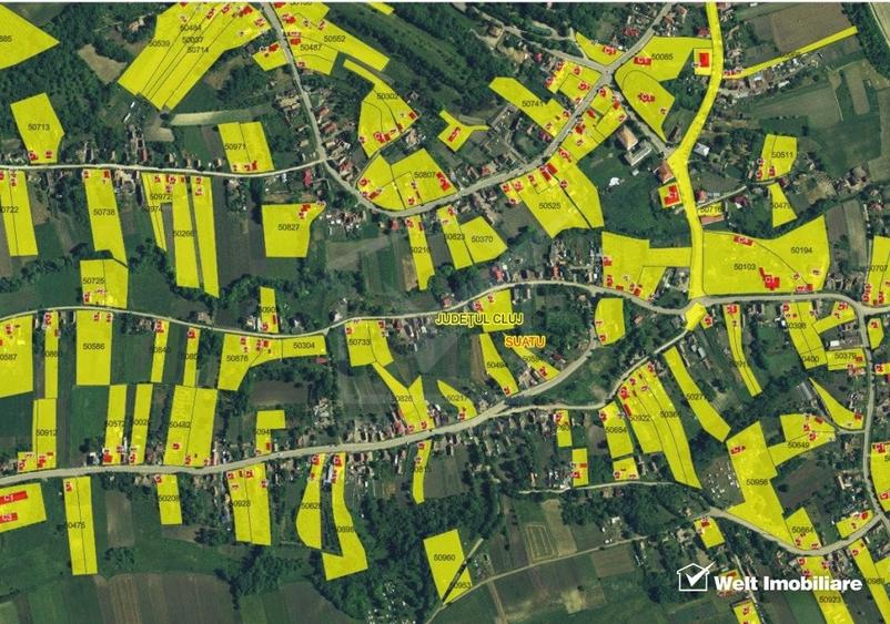 Teren Construcții intravilan de 1702 mp, în Suatu
