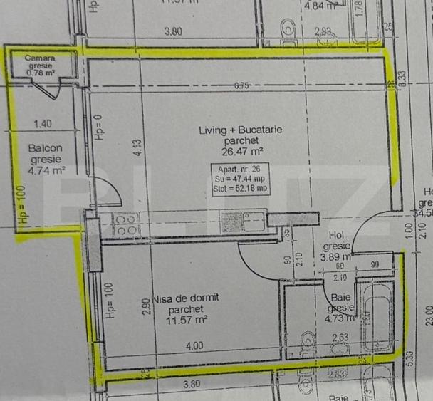 Apartament 2 camere, bloc nou, etaj intermediar, parcare, zona Vivo! - 6