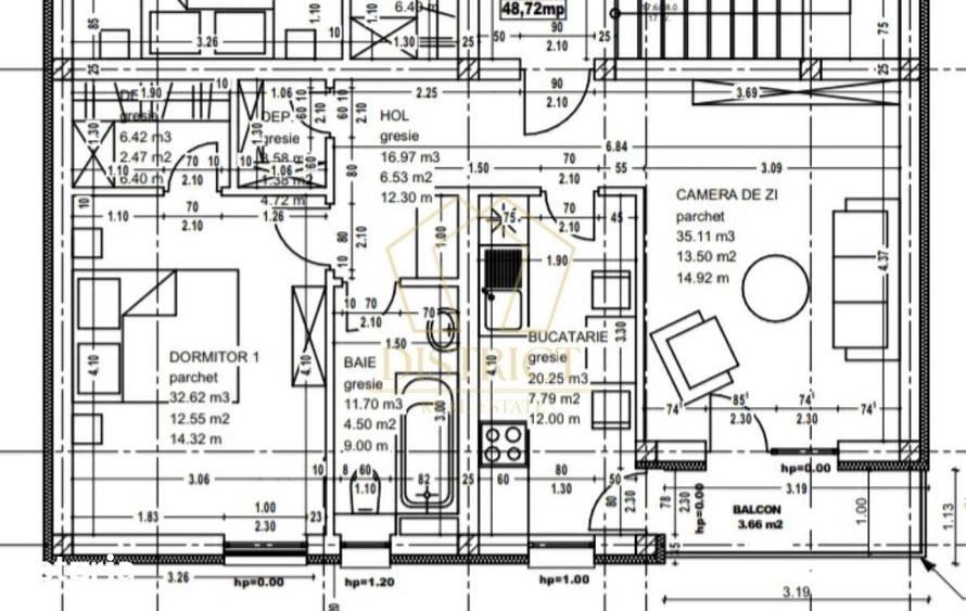 Apartament cu 2 camere decomandat, mobilat în Giroc — fotografia 1