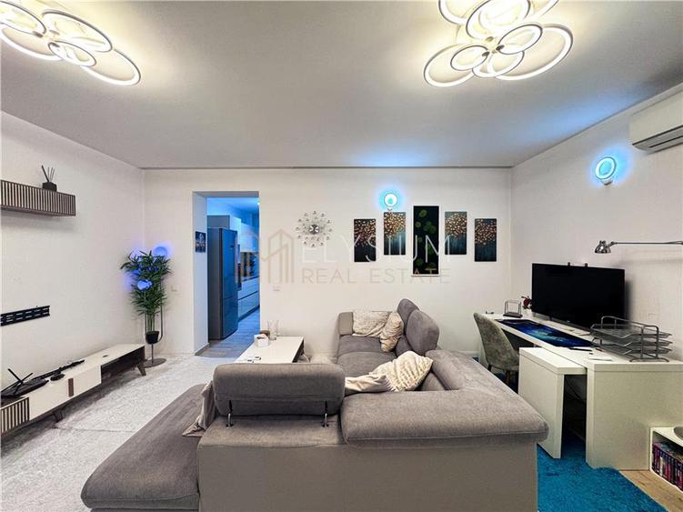 Apartament cu 3 camere semidecomandat, mobilat în Floreasca