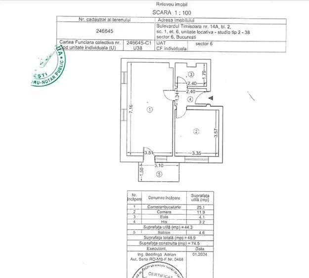 Apartament cu 2 camere decomandat, mobilat în Timișoara