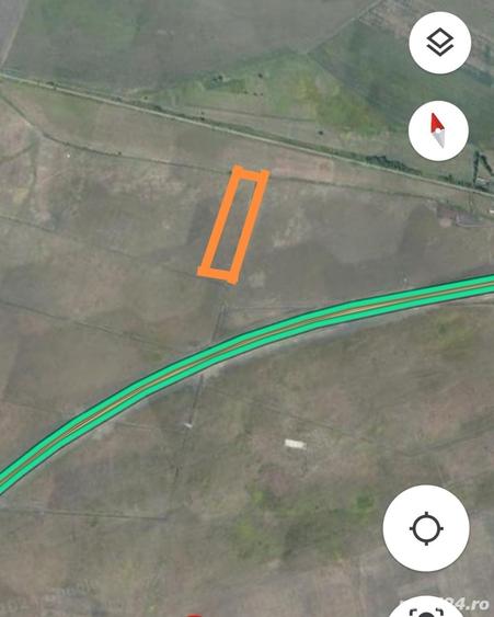 Teren de 2500 mp, în Nord