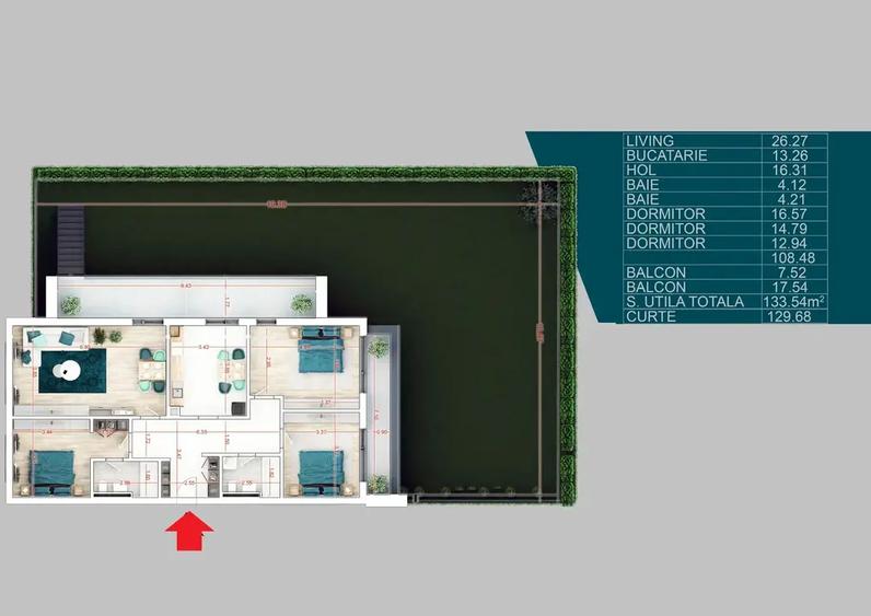 Apartament cu 4 camere decomandat în Theodor Pallady