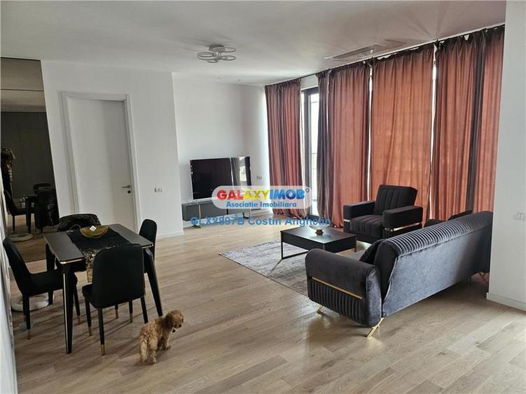 Apartament cu 4 camere decomandat, mobilat în Herăstrău