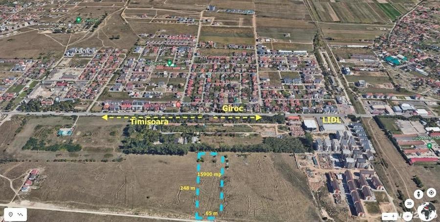 Teren de 15900 mp, în Giroc