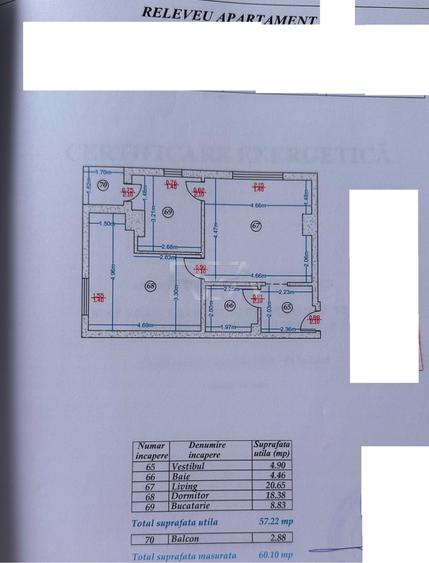 Apartament cu 2 camere semidecomandat, mobilat în Alba Iulia