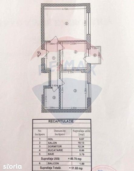 Apartament cu 2 camere decomandat, mobilat în Pieptănari