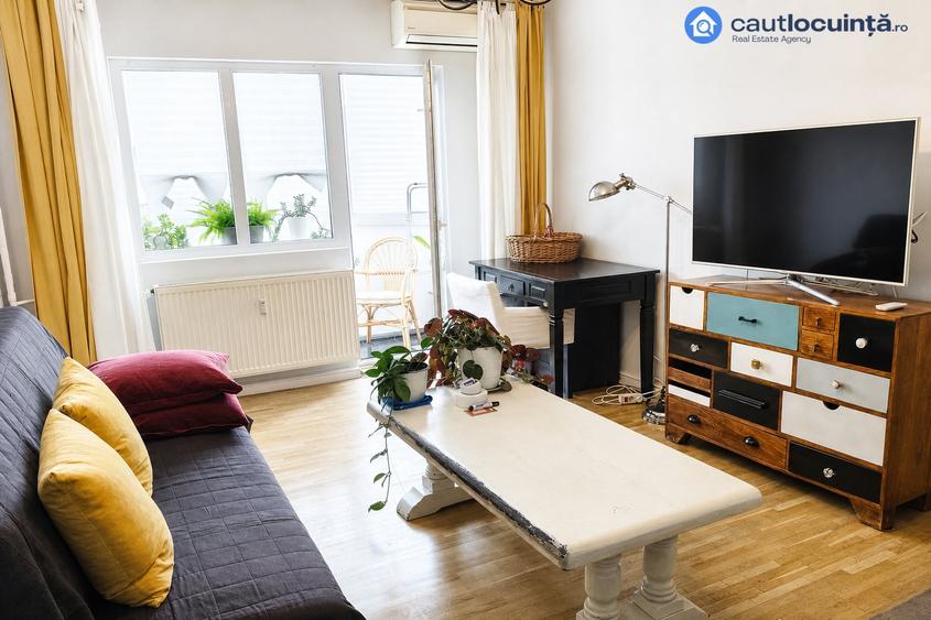 Apartament cu 2 camere decomandat, mobilat în Banu Manta