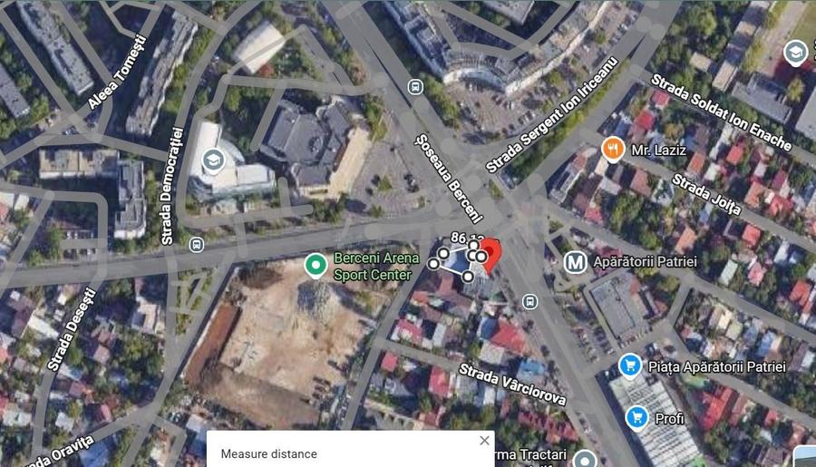 Teren Construcții intravilan de 320 mp, în Apărătorii Patriei