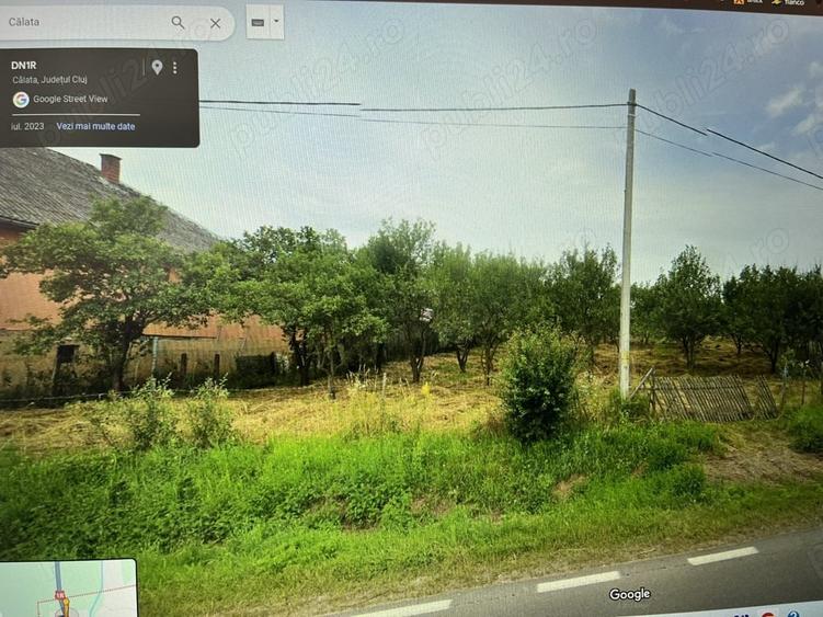 Teren de 2600 mp, în Călata