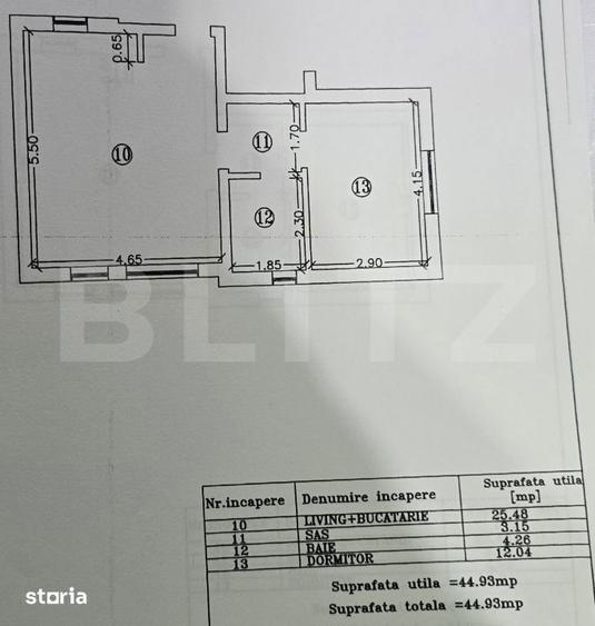 Apartament cu 2 camere semidecomandat în Dumbrăvița