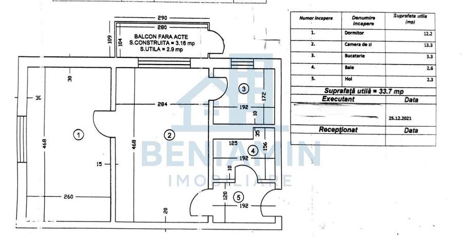 Apartament cu 2 camere semidecomandat în Craiovița Nouă