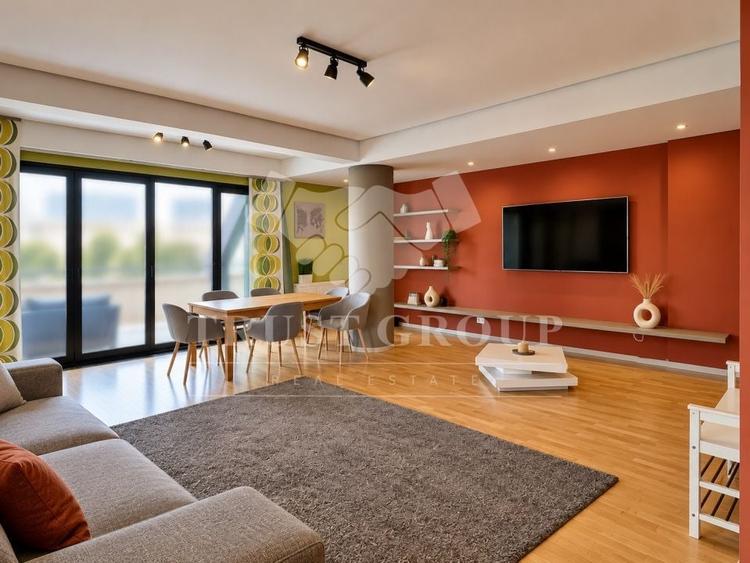 Apartament cu 4 camere decomandat, mobilat în Herăstrău