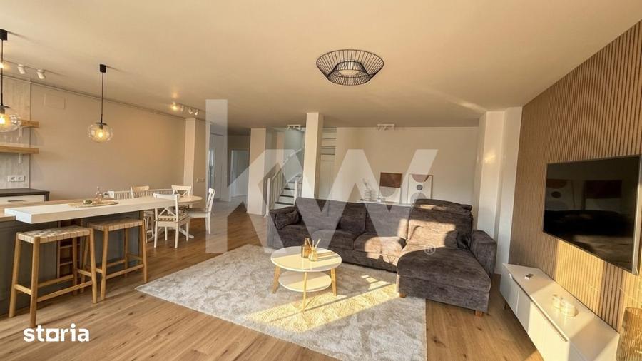 Apartament cu 5 camere, mobilat în Central
