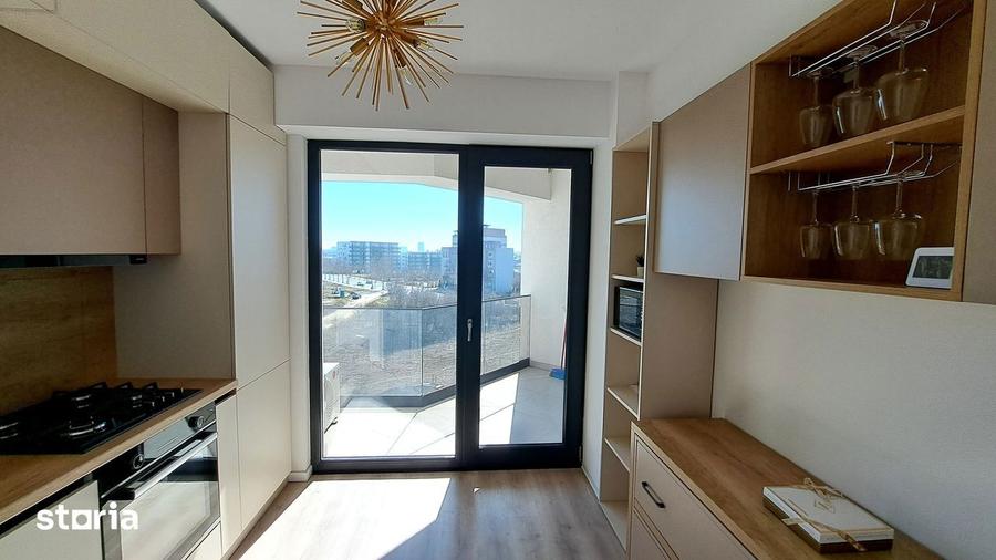 Apartament cu 2 camere decomandat, mobilat în Sisești