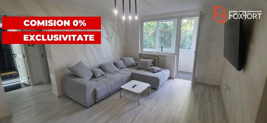 Apartament cu 2 camere semidecomandat, mobilat în Podgoria