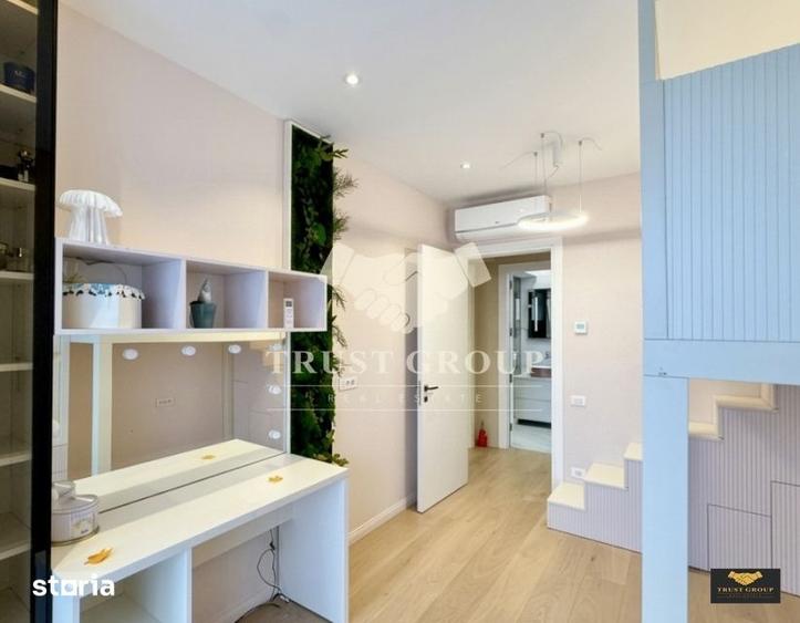 Apartament cu 3 camere semidecomandat, mobilat în Herăstrău
