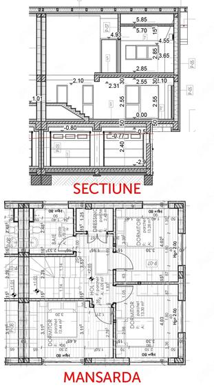 Duplex Iris-Oasului 162mp, 2 garaje, 240mp teren, semifinisat, cu CF - 1