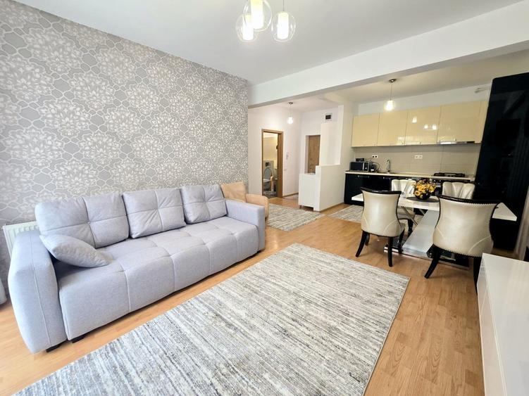 Apartament cu 2 camere semidecomandat, mobilat în Europa