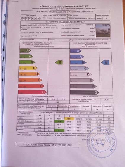 Apartament cu 2 camere decomandat în Central