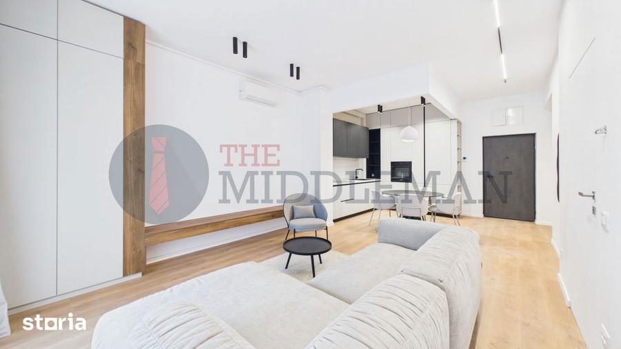 Apartament cu 2 camere, mobilat în Grivița