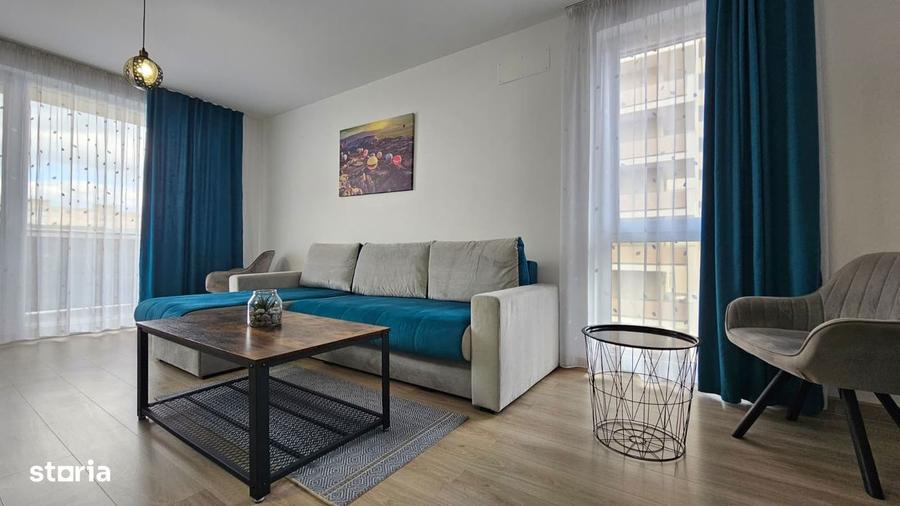 Apartament 2 camere Urban-Plaza mobilat-utilat lux,parcare,600 Euro - 6