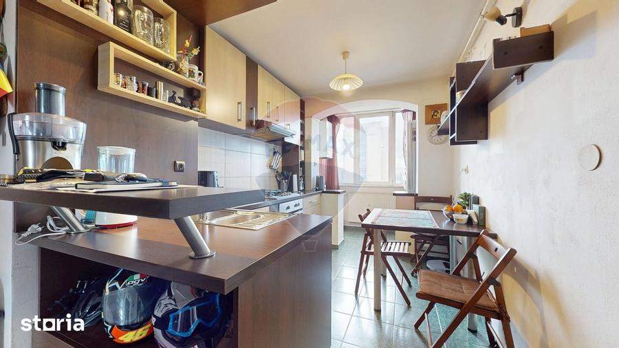 Apartament cu 2 camere semidecomandat, mobilat în Gării